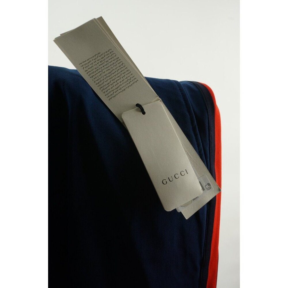 New Gucci Men's 46 US 30 x 28" Blue Side Stripe Technical Equestrian Riding Pant - Picture 6 of 16